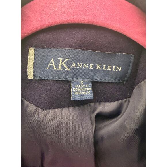 Anne Klein Wool Blend Peacoat Women’s Small - Picture 2 of 6